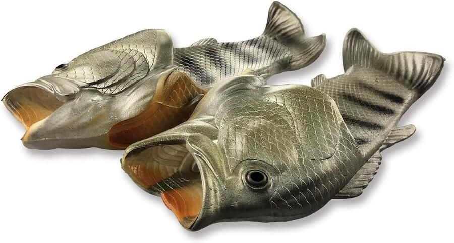 Grappige Vis Pantoffels voor Heren Comfortabele en Anti-slip Huisslippers