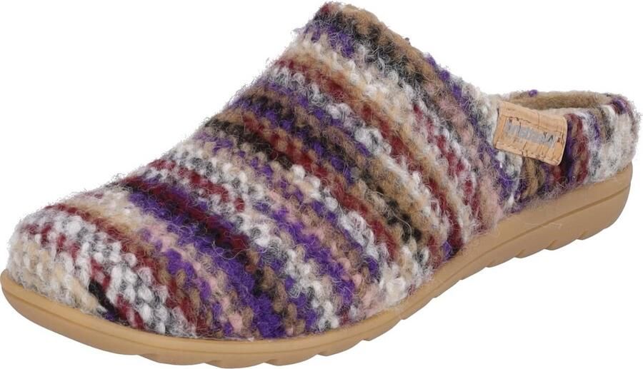 Grijze Comfortabele Heren Slippers met Lamswol Voering