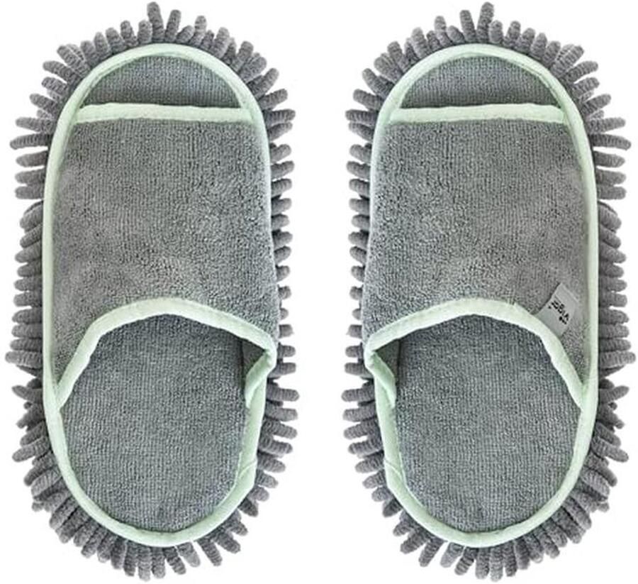 Grijze Microvezel Slippers Comfortabele en Humoristische Slippers voor nen en
