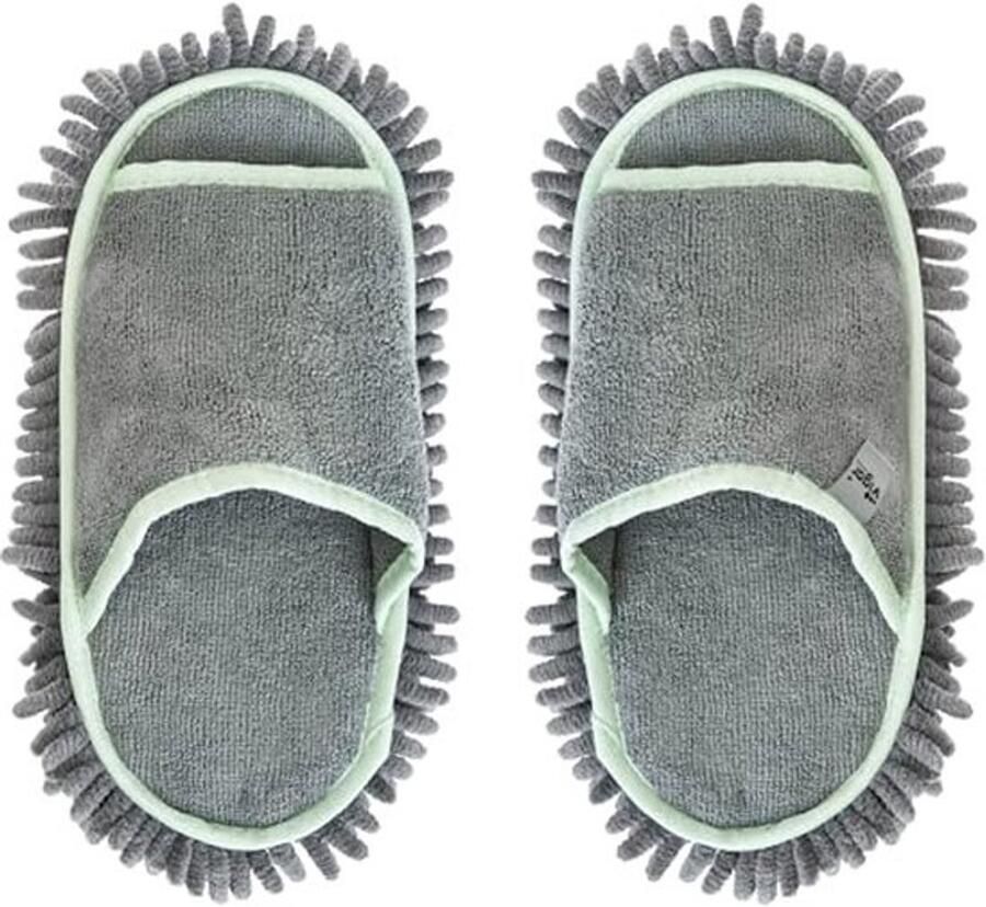 Grijze Microvezel Slippers Comfortabele en Humoristische Slippers voor nen en