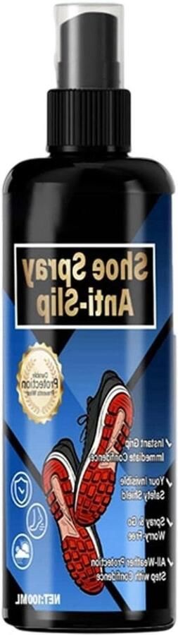 Gripspray voor Schoenen Tractiespray Sportschoenen Verbeteren Sportgrip Onmiddellijke Antislip Bescherming 100 ml Transparant