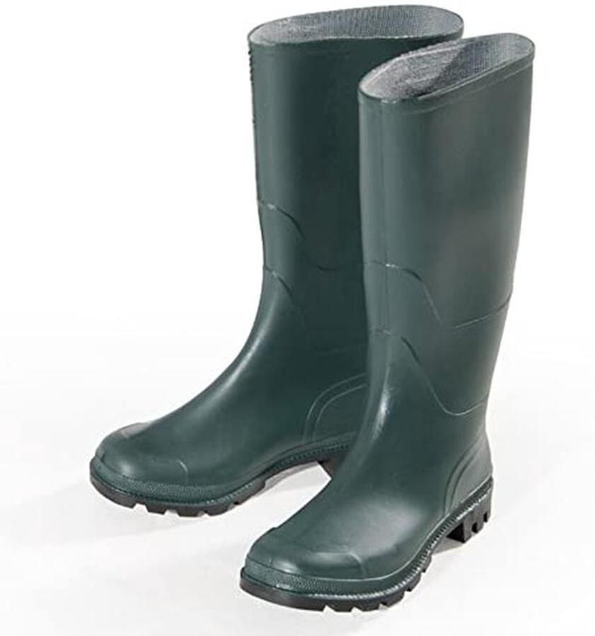 Groene PVC Knieboots voor Comfort en Stijl