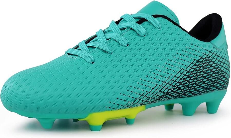 Groene voetbalschoenen voor kinderen en meisjes Stevige noppen voor gras en kunstgras