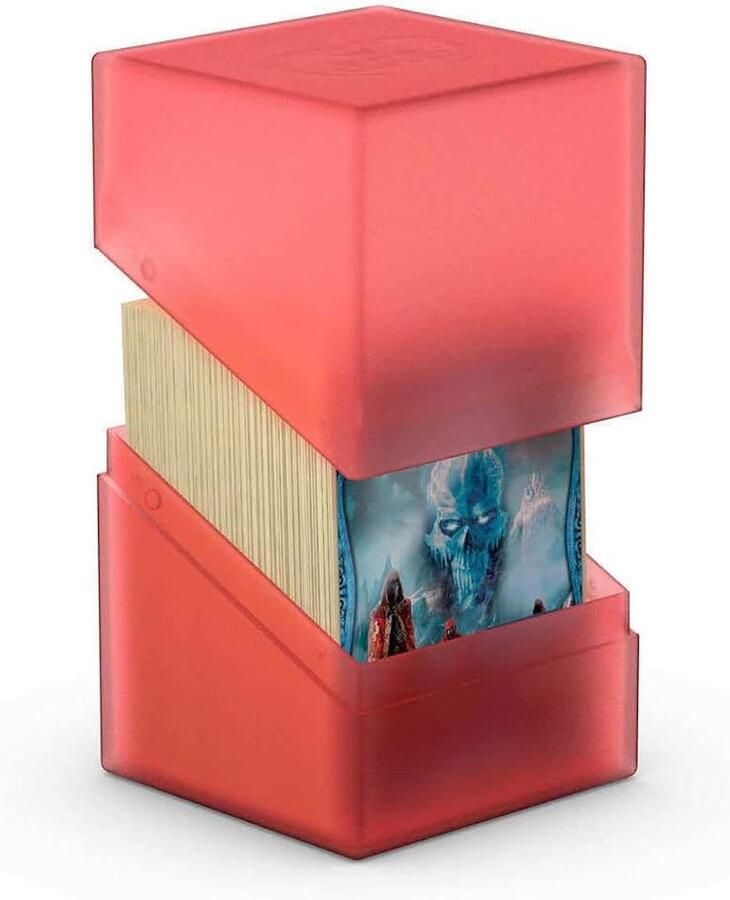 Guard UGD010693 Boulder Deck Case 100+ Standaardformaat Kaartbox Vast Robijn