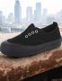 888 lage sneaker schoenen sier gaten zwart - Thumbnail 1