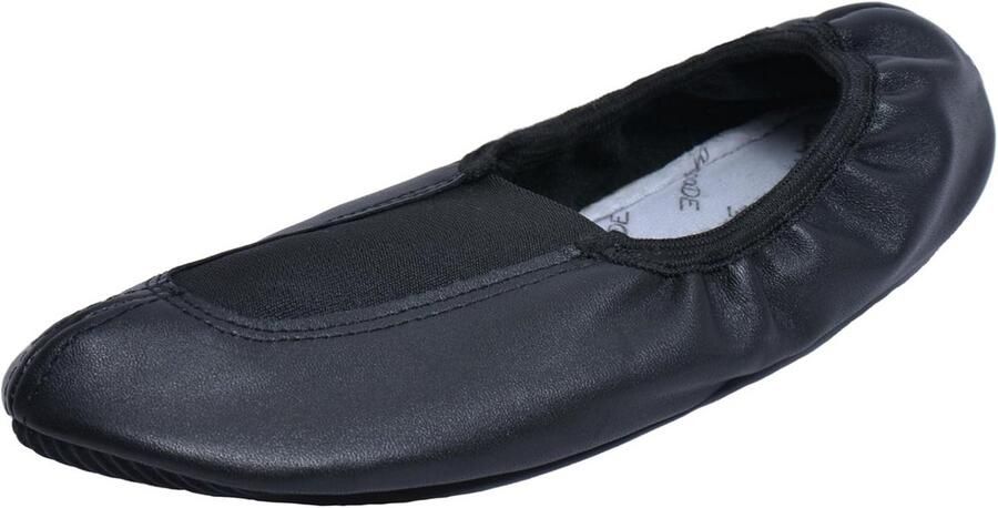 Gymnastiekschoenen Leer Met Rubberen Zool voor Dans Turnen en Acrobatiek