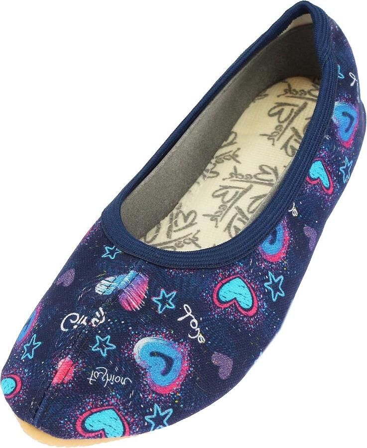 Gymnastiekschoenen voor Meisjes Blauw Comfortabele Binnenschoen