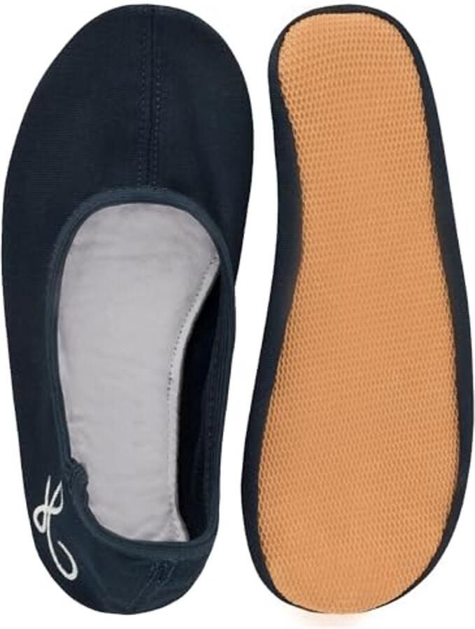 Gymnastiekschoenen voor en Ade d Antislip Ballet Slippers in Blauw
