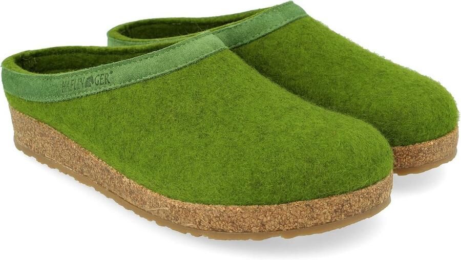 Haflinger Grizzly Torben Slippers met open rug voor volwassenen uniseks