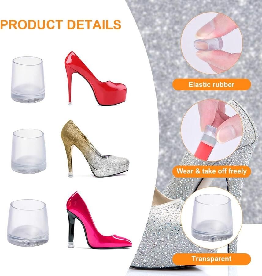 Hakbeschermers Hoge Hakbescherming Beschermers voor Schoenen Stiletto Schoenen