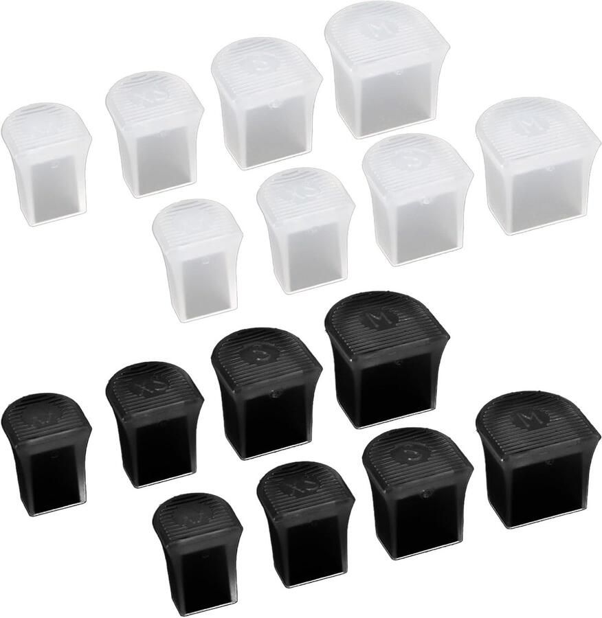 Hakbeschermers set 8 paar rubberen overtrekken antislip voor pumps en dansschoenen ShopVlot