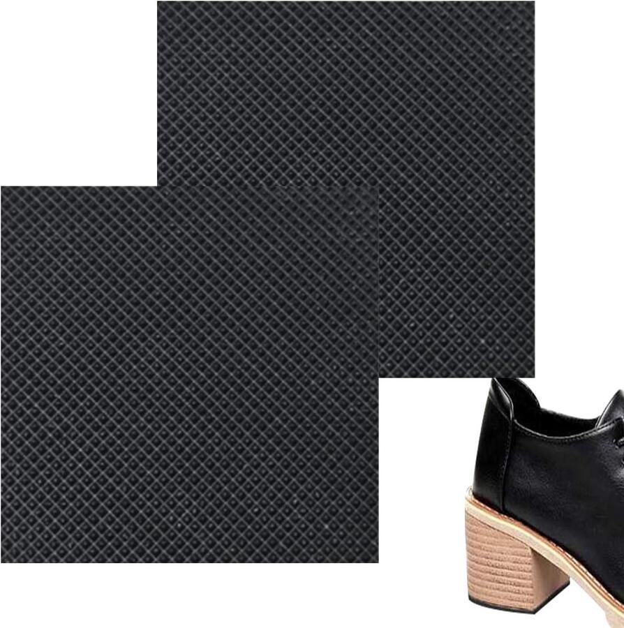 Hakdop Vervanging Schoen Reparatie Patch Comfortabel Lopen Antislip En Geluidsarm 1 Paar Zwart