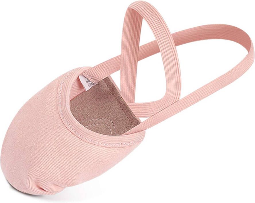 Half Sole Ballet Jazz Dance Shoes Canvas Pirouette Turning Shoes for Women and Girls