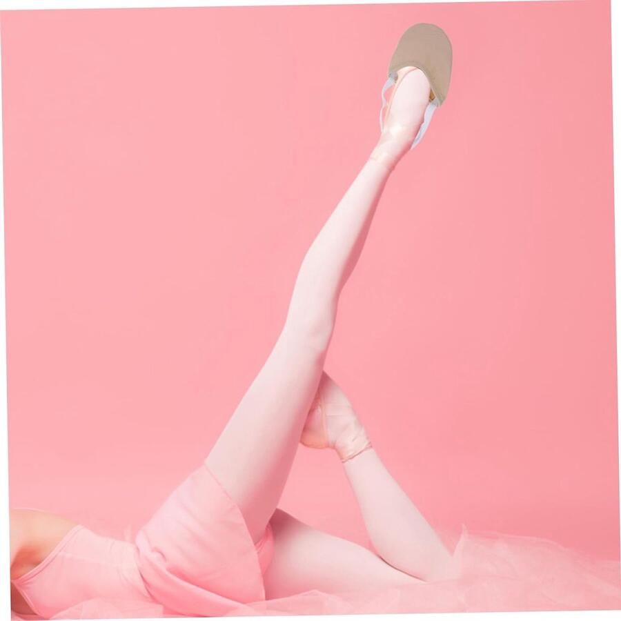 Half Sole Balletschoenen voor Dames en Meisjes Geschikt voor Jazz Lyrical en Contemporary Dans Maat XS (Huidkleur)