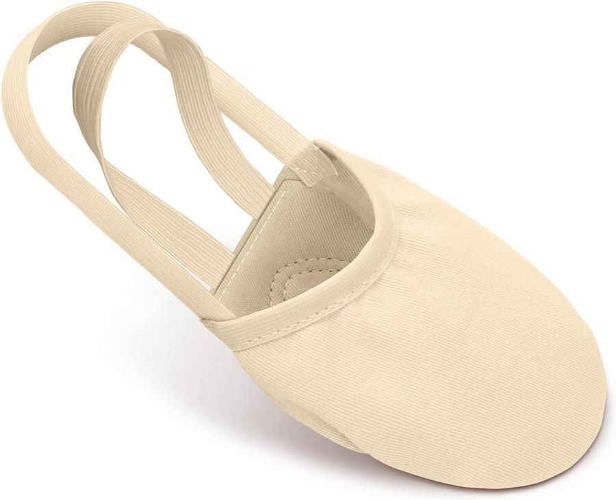 Half Sole Dansschoenen voor Ballet en Jazz Rekbare Canvas en Leren Zool Antislip en Flexibel Ontwerp voor Vrouwen en Meisjes