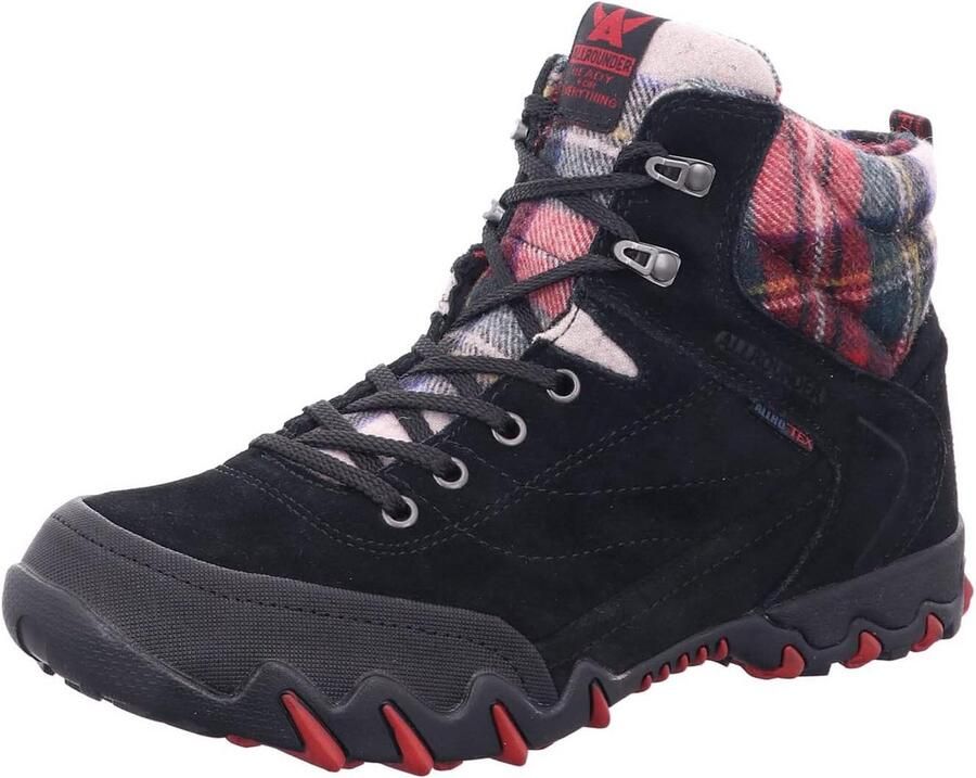 Halfhoge Heren Laarzen Zwart Suède met Waterdichte Technologie