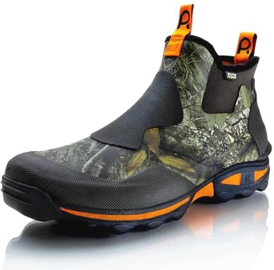 Halfhoge neopreenlaarzen voor heren robuust comfortabel en waterdicht