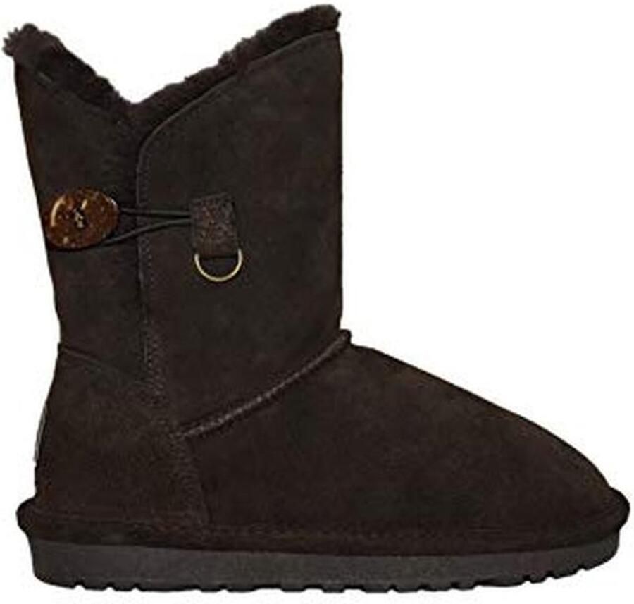 Halfhoge winterlaarzen van lamsvacht voor en Instaplaarzen met goede grip