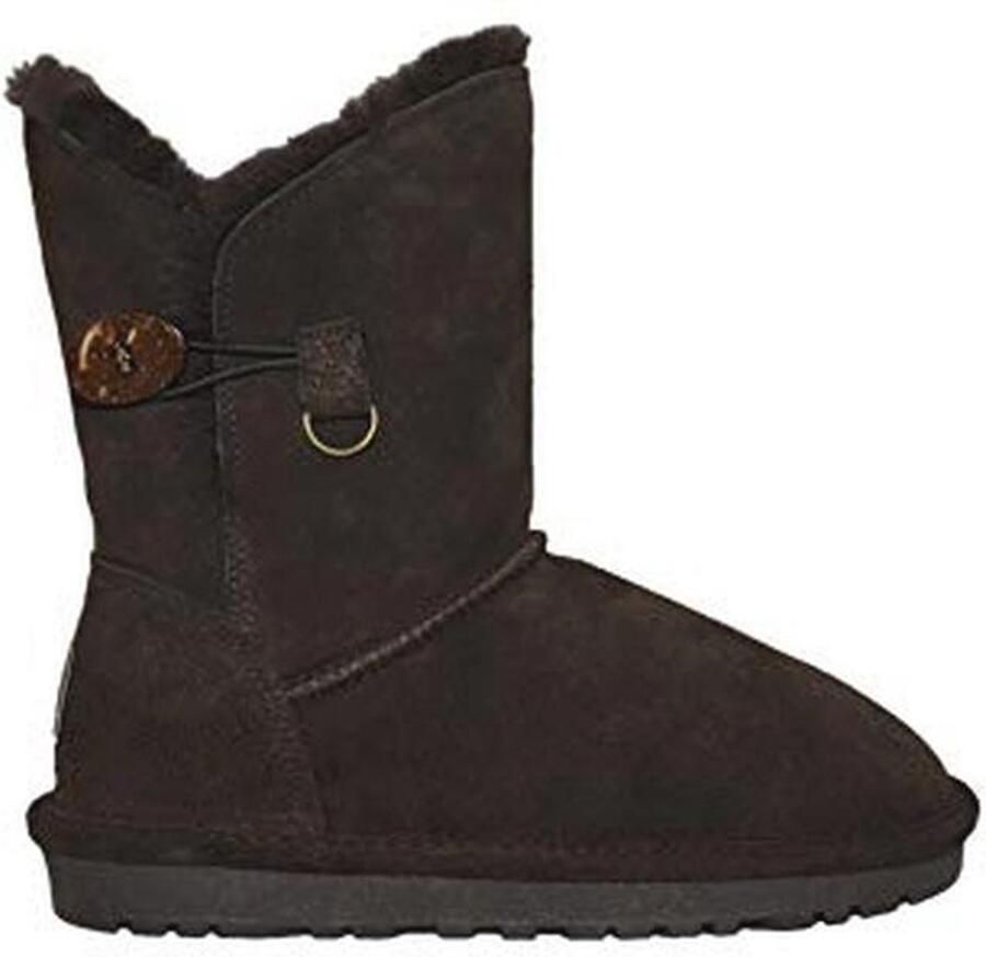 Halfhoge winterlaarzen van lamsvacht voor en Instaplaarzen met goede grip