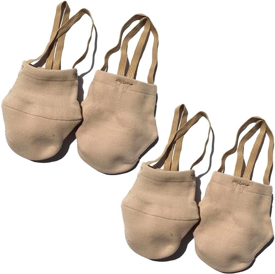 Halfzolen Balletschoenen Lichtgewicht en ademend Beige - Foto 1