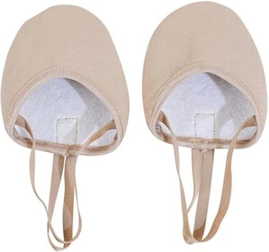 Halve gymnastiek en balletdansschoenen voor meisjes en vrouwen