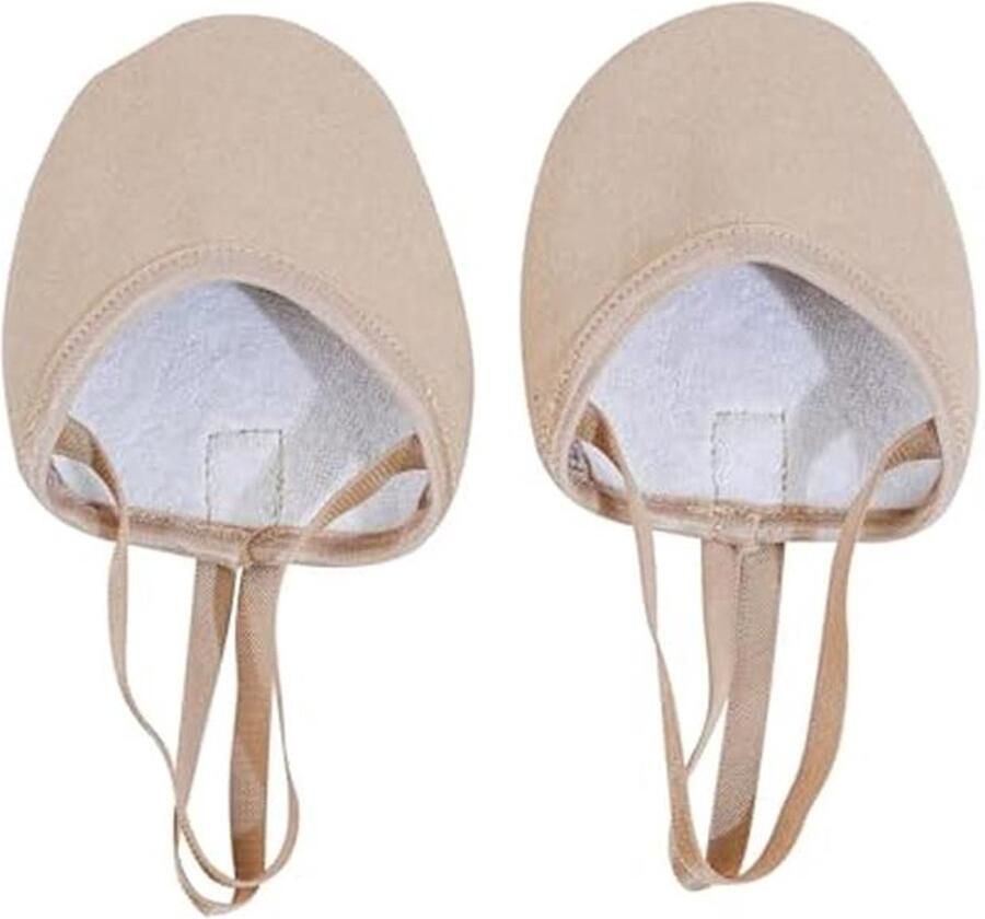 Halve gymnastiek en balletdansschoenen voor meisjes en vrouwen