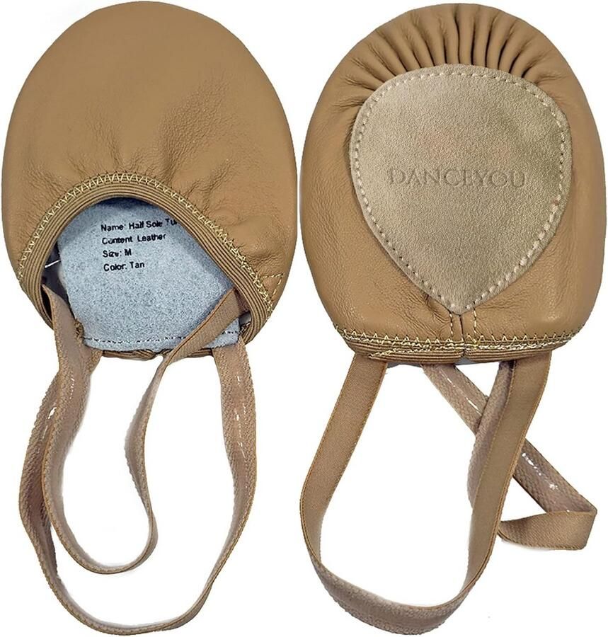 Halve zool ballet- en dansschoenen voor kinderen en dames