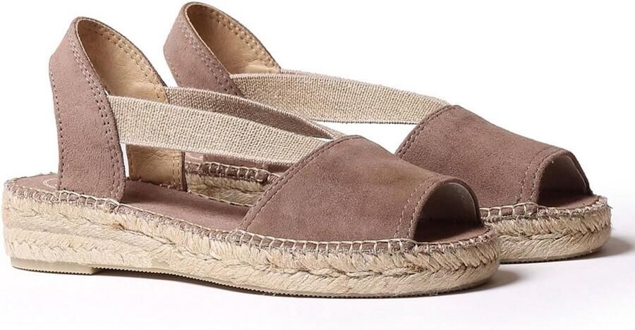 Handgemaakte Dames Espadrilles met Jute Zool