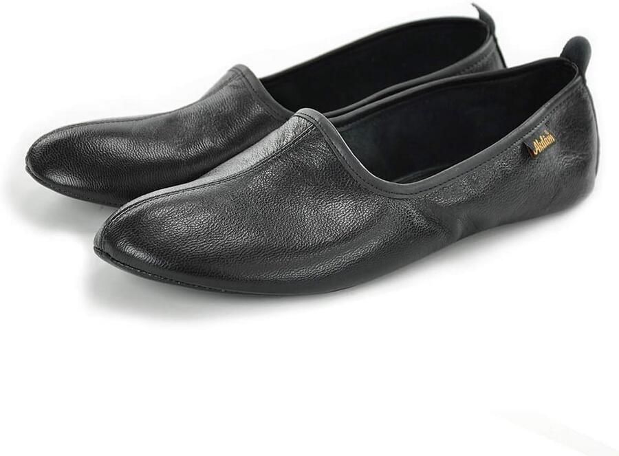 Handgemaakte Echte Leren Pantoffels voor Thuis of Islamitische Bedevaart