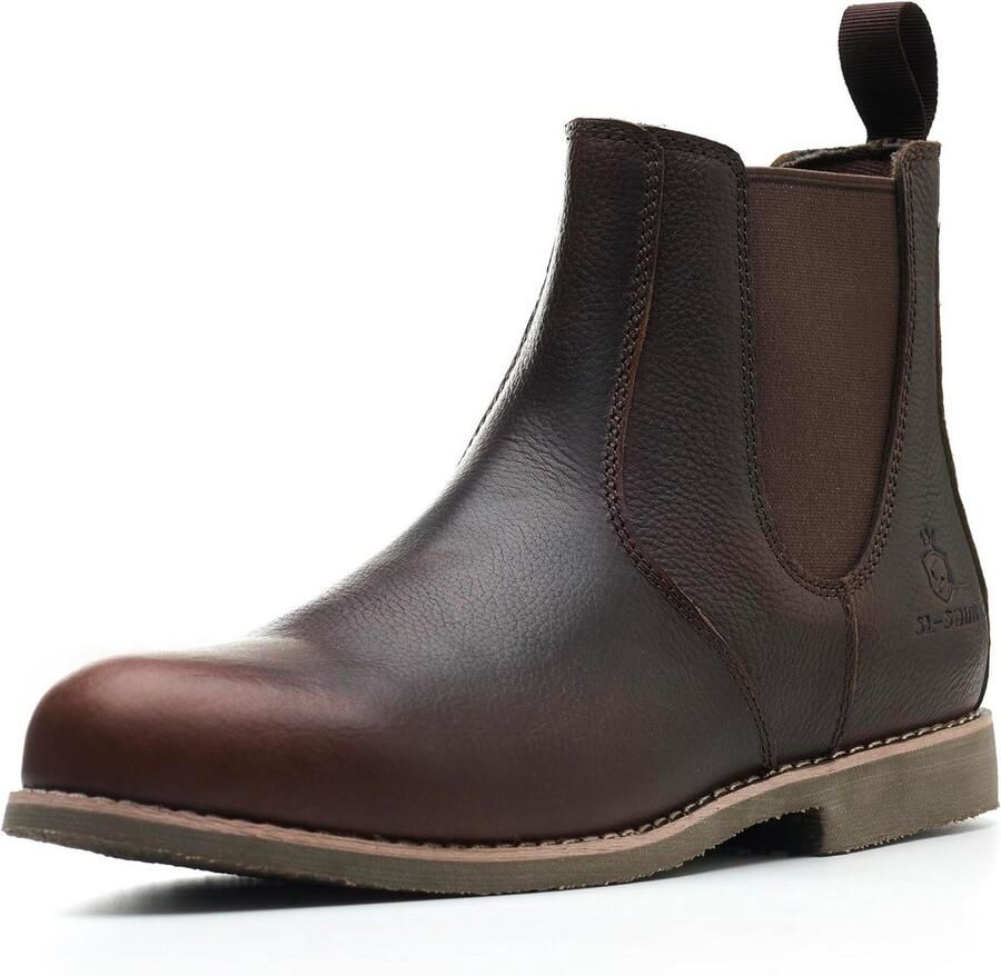 Handgemaakte Klassieke Chelsea Laarzen voor Heren van Echt Leer