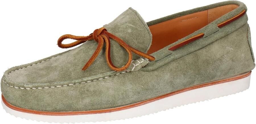 Handgemaakte Leren Heren Bootschoenen voor Zomer en Lente