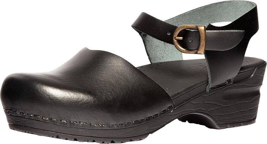 Handgemaakte Suède Leren Sandalen met Anatomisch Voetbed en Verstelbare Band