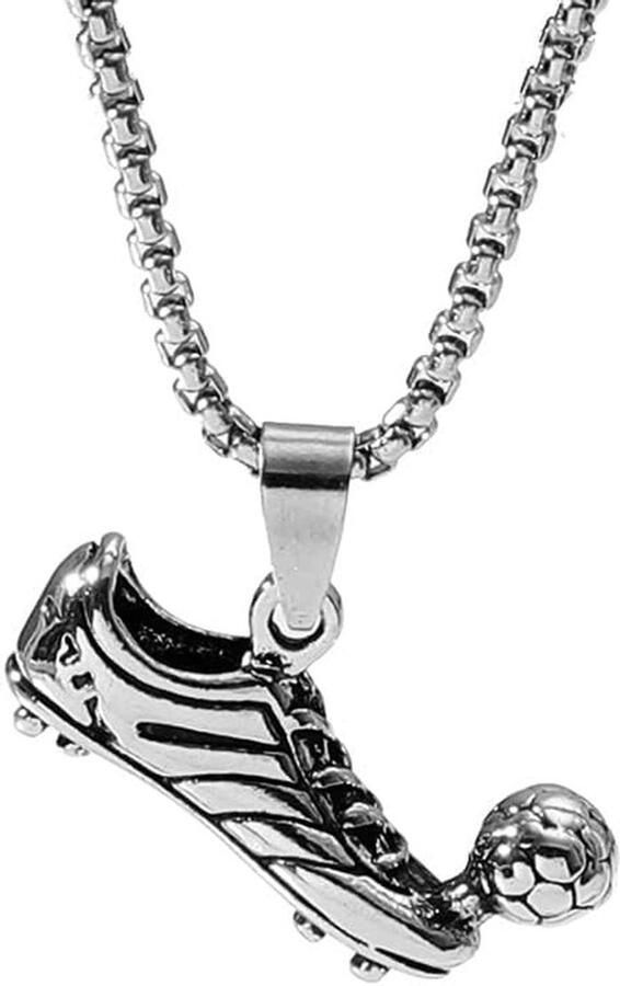 Hanger Ketting Voetbal Schoen Stijlvol Hip Hop Sieraad voor Heren en Jongens