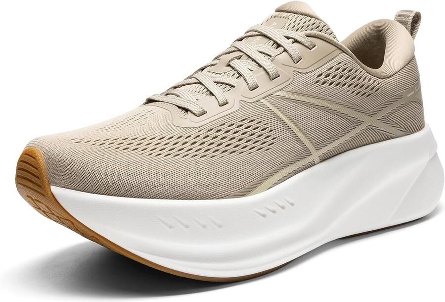 Hardloopschoenen Heren 41.5 EU Abrikoos Antislip Comfortabele Sneakers voor Workout ShopVlot