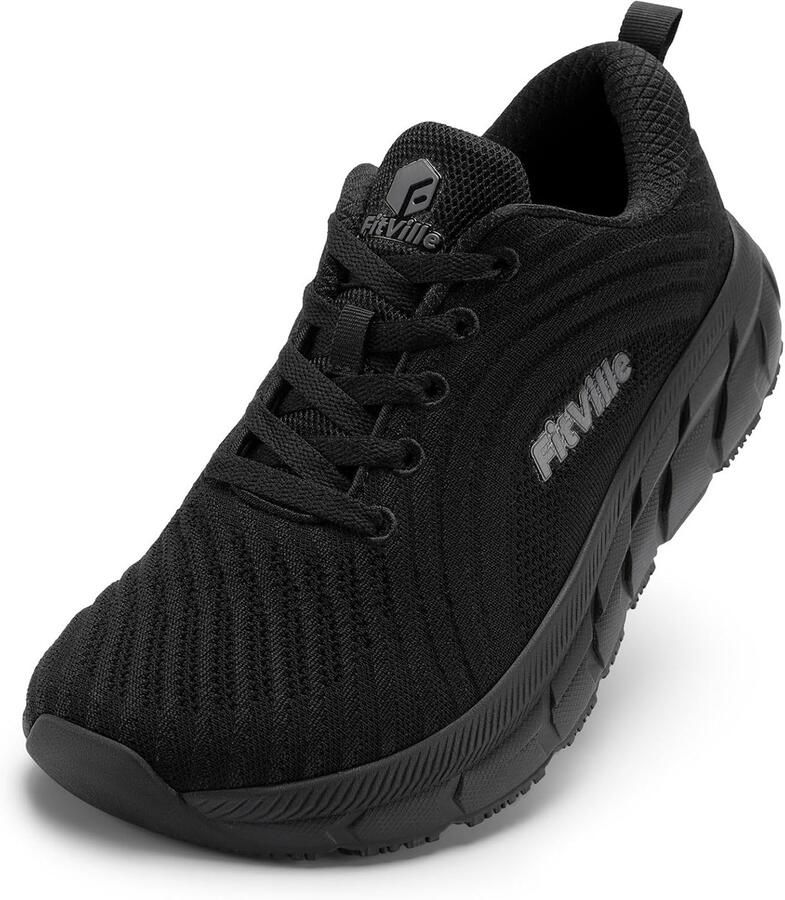 Hardloopschoenen Extra Breed Lichtgewicht en Ademend Gevoerde Sneakers voor Jogging en Fitness ShopVlot