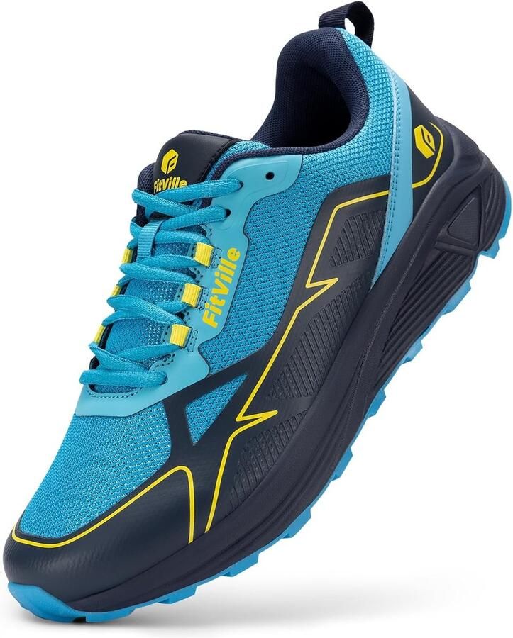 Hardloopschoenen Extra Breed Lichtgewicht Trekking Schoenen Comfortabel voor Verharde Wegen ShopVlot