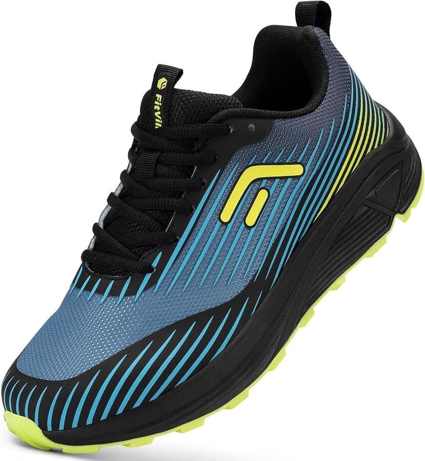 Hardloopschoenen extra breed lichtgewicht trekking comfortabel ideaal voor verharde wegen ShopVlot