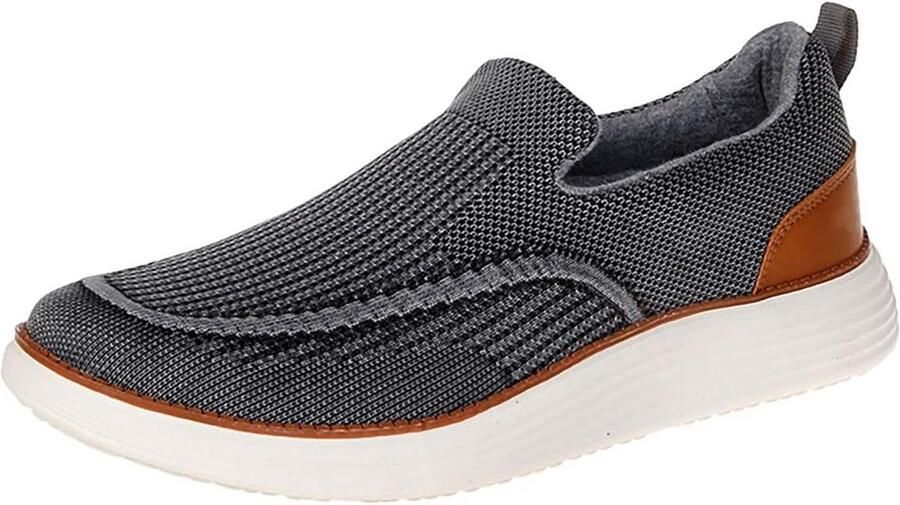 Lichte Heren Sportschoenen Slip-On Mesh Ademend voor Hardlopen Wandelen Fitness