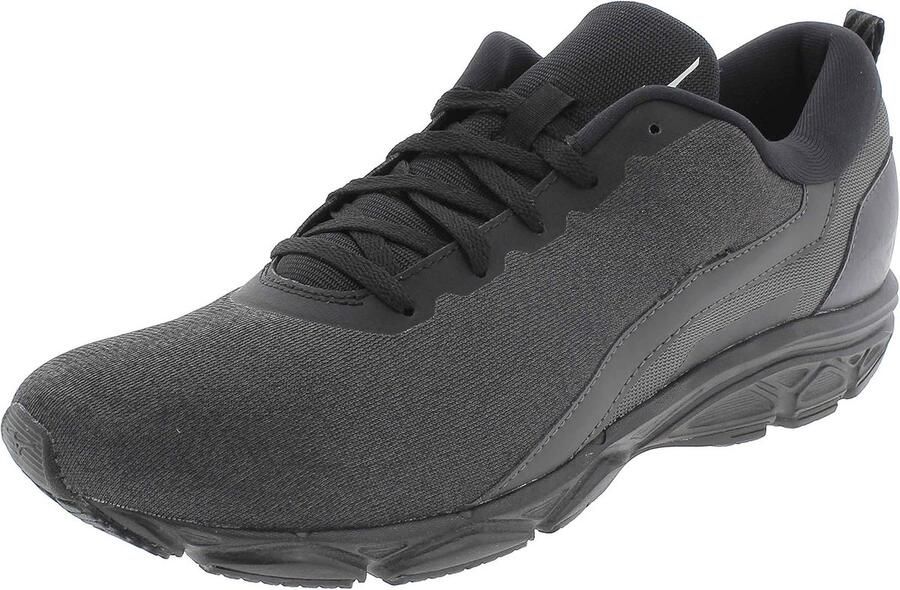 Hardloopschoenen Heren Comfortabele Sportschoenen Hardlopen Buiten Ademend Net Materiaal 40.5 EU Zwart Grijs