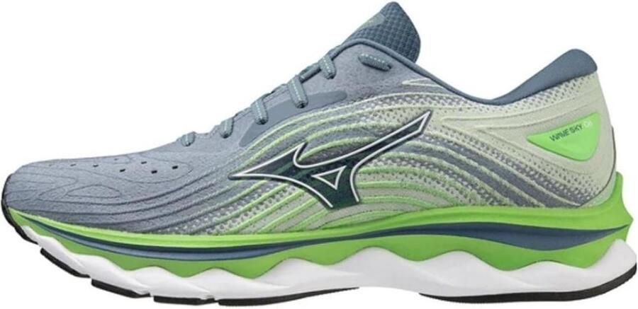 Hardloopschoenen Heren Sport schoenen Verharde Weg Optimale Demping 42 EU Blauw Wit