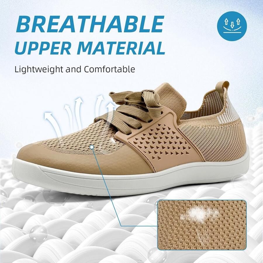 Hardloopschoenen voor en ade d licht comfortabel zero-drop met brede neus casual sneakers