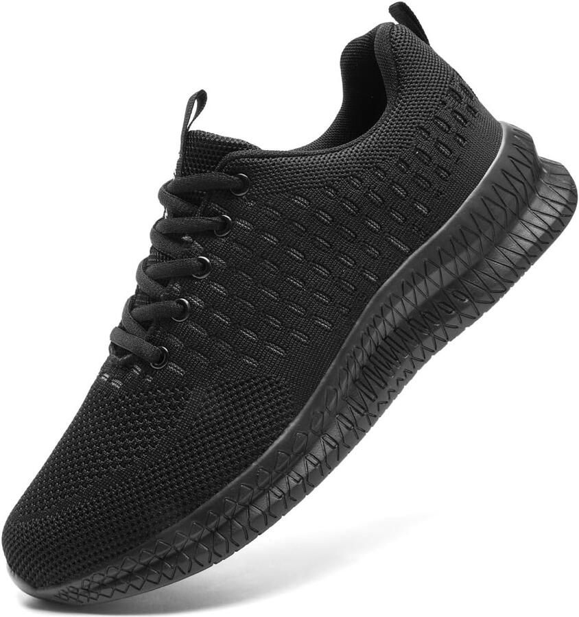 Hardloopschoenen voor heren gymschoenen sportschoenen sneakers wandelschoenen ademende rubberen zool spiraalbodem fitness joggingschoen