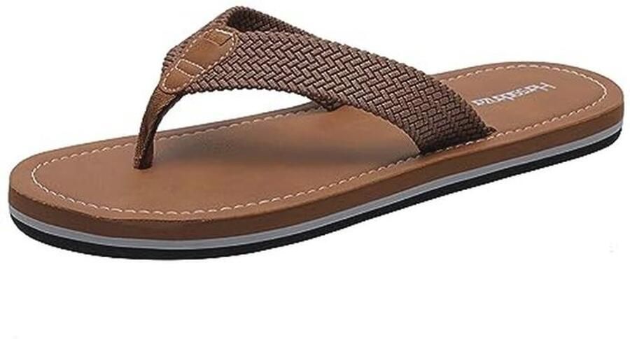 Harssidanzar HM001EU Teenslippers voor heren casual surf slippers strandslippers slipvaste en duurzame zomerslippers