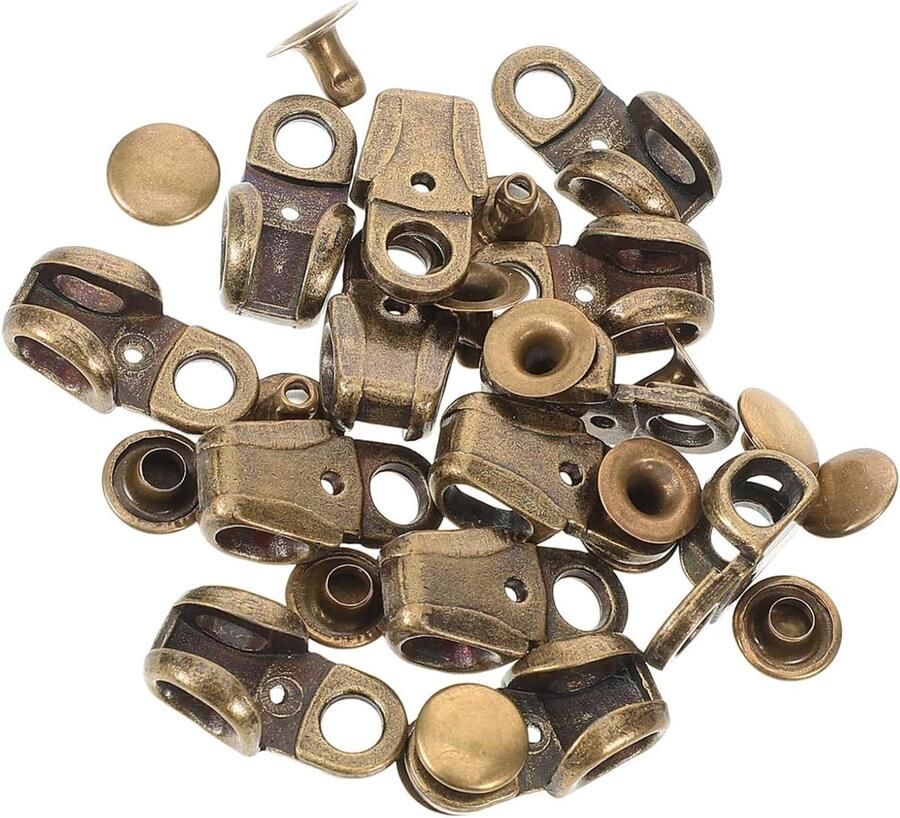 Healeved 20stuks Schoenvetersluitingen Haken Voor Bergschoenen Duurzame Roestvrije Accessoires Voor Klussen Herstel Van Schoenveters