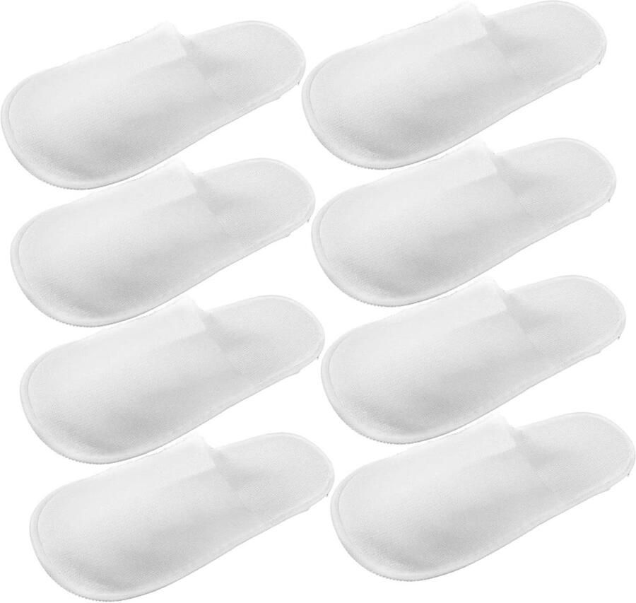 Herbruikbare Slippers Gasten Pantoffels Comfortabel Verblijf Antislip Zolen 12 Paar Grijs