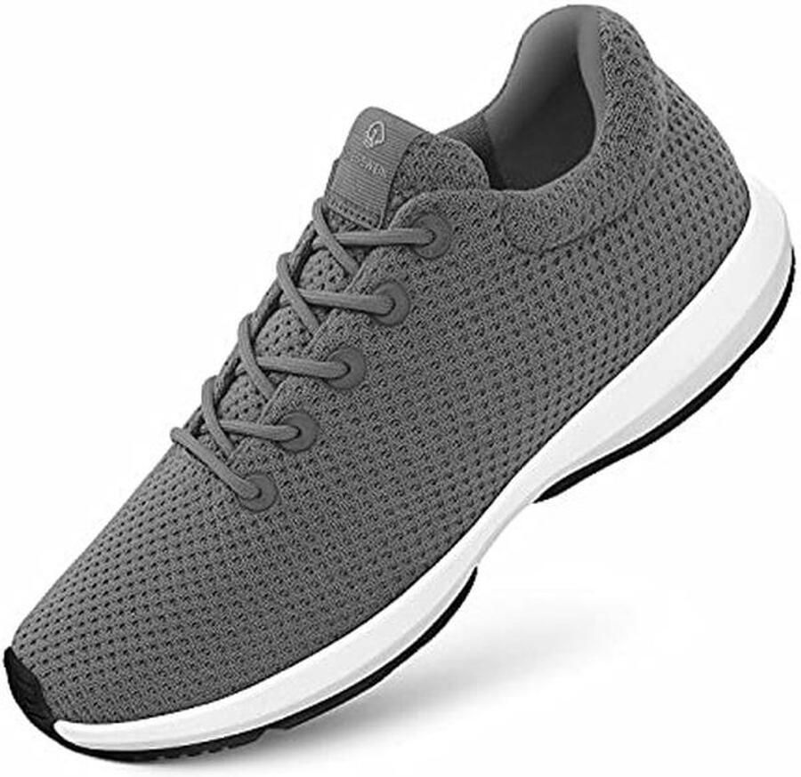 Heren Ademend Casual Sneakers Lichtgewicht Sportschoenen van Eucalyptusvezel