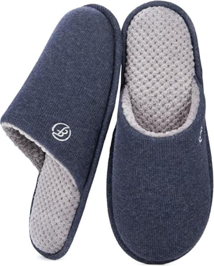 Zachte ademende pantoffels voor heren met traagschuim Perfect voor zomer en herfst