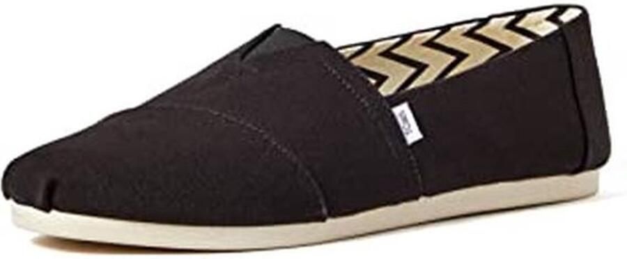 Heren Alpargata Katoenen Canvas Espadrilles in Navy Blauw