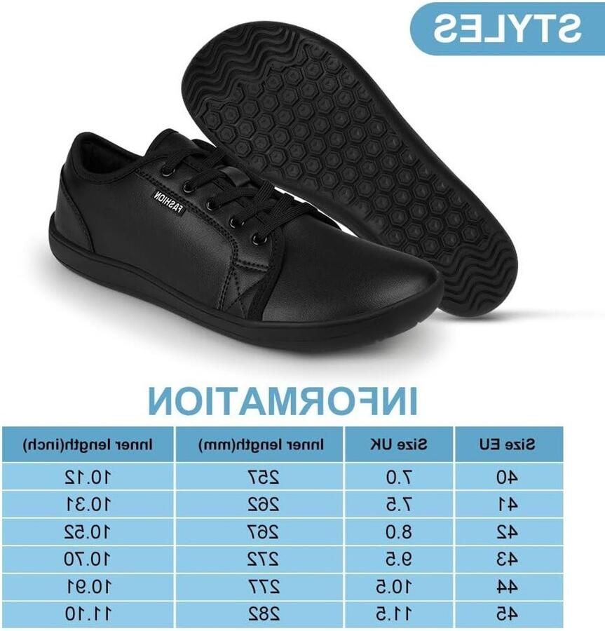 Heren barefoot schoenen voor trail en hiking minimalistische trainers met brede teenbox en zero drop zool