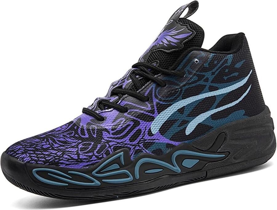 Heren Basketbalschoenen Ademend en lichtgewicht met rubberen zool